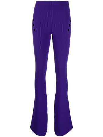 Jean Paul Gaultier high-waisted Knitted Trousers - Farfetch