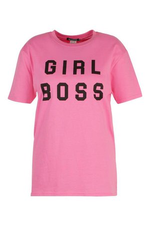 Plus Girl Boss Oversized T Shirt | Boohoo