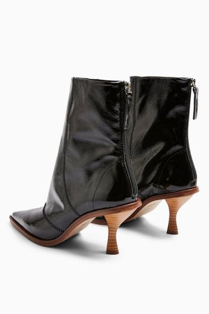 MADISON Black Pointed Leather Boots | Topshop
