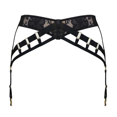 Amaya Strap Suspenders – Bordelle: Luxury Lingerie, Bodywear, Swimwear and Accessories | Designer Bondage Inspired Lingerie