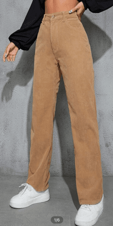 light brown corduroy pants