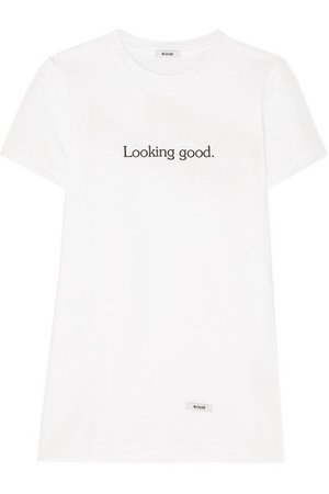 BLOUSE | Looking Good printed cotton-jersey T-shirt | NET-A-PORTER.COM