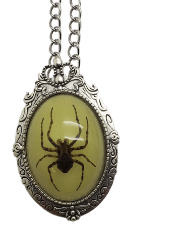 cias pngs // spider necklace