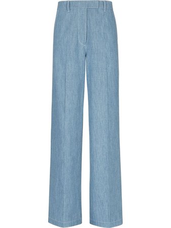 Fendi FF-motif wide-leg Jeans - Farfetch