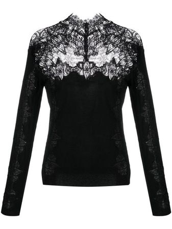 Ermanno Scervino long-sleeve Lace Top - Farfetch