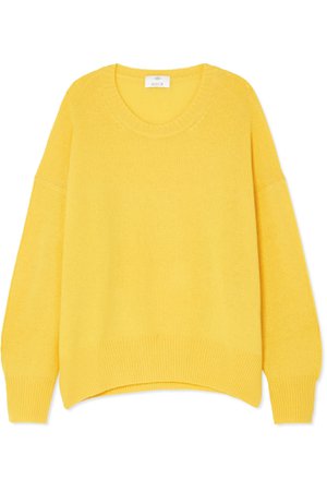 ALLUDE Oversized cashmere sweater