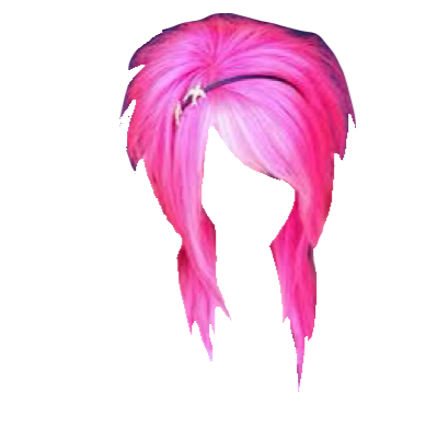 pink scene hair