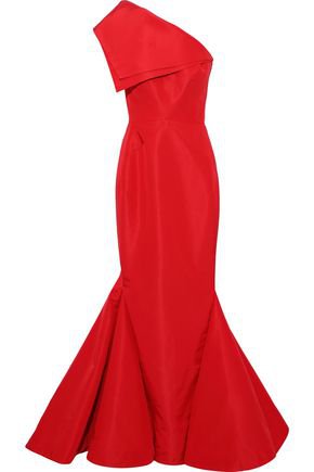 Off-the-shoulder silk-taffeta gown | CAROLINA HERRERA | Sale up to 70% off | THE OUTNET
