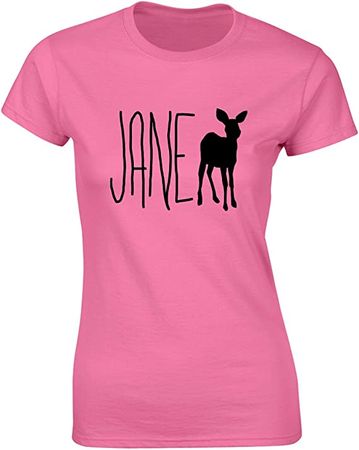 Amazon.com: Brand88 - Jane Doe, Ladies Printed T-Shirt : Clothing, Shoes & Jewelry