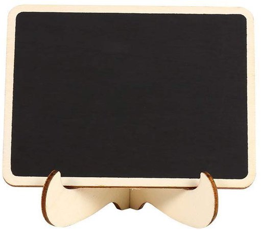 Mini Chalkboards, 20 Pcs Wood Small Chalkboard Signs Place Cards for Weddings, Parties, Table Numbers, Food Signs and Special Event Decoration: Amazon.ca: Electronics