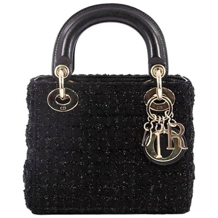 Lady Dior Tweed Bag