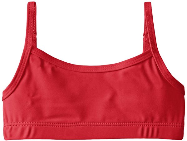 Amazon.com: Capezio Little Girls' Team Basic Camisole Bra Top, Red, Small: Athletic Leotards: Clothing