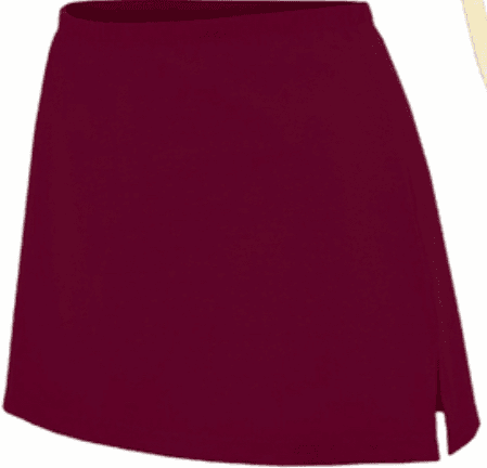 maroon skirt
