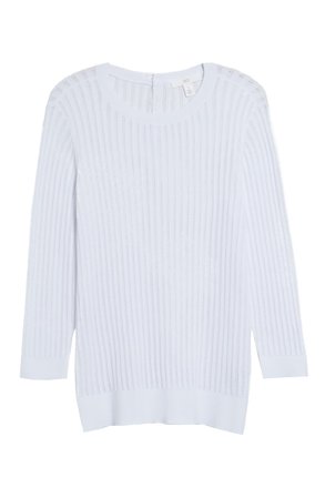 1901 Button Back Pointelle Sweater | Nordstrom