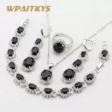 Wyprzedaż black jewelry set Galeria - Kupuj w niskich cenach black jewelry set Zestawy na Aliexpress.com