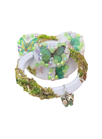 green butterfly adult paci