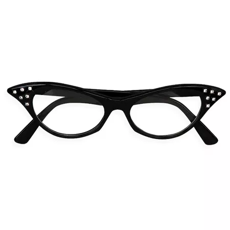 Glasses Rhinestone Black - One Size : Target
