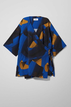 Nima Kimono - Black - Jackets & coats - Weekday SE