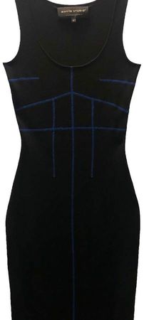 Whyte Studio - The Black Stitch Knit Dress