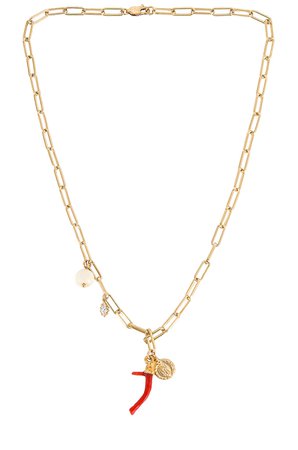 Child of Wild Lucky Coral Necklace in Gold | REVOLVE