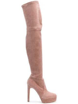 Casadei platform over-the-knee boots $1,375 - Buy SS19 Online - Fast Global Delivery, Price