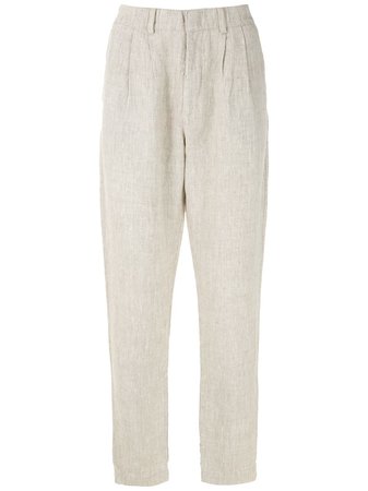 Handred linen straight trousers - FARFETCH