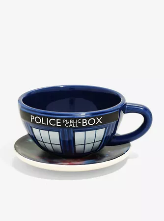 Doctor Who TARDIS In Space Cup & Saucer Set