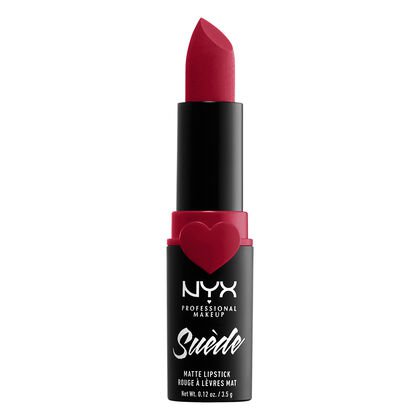 Suede Matte Lipstick in Spicy (True Red) | NYX Professional Makeup