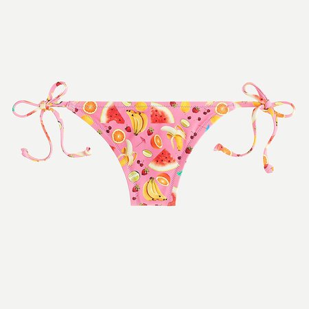 J.Crew: Edie Parker® X J.Crew String Bikini Bottom In Fruit Punch For Women
