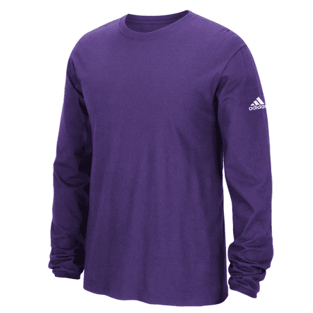 Long Sleeve Purple Adidas Shirt