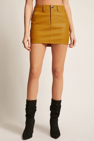 Faux Leather Mini Skirt | Forever 21