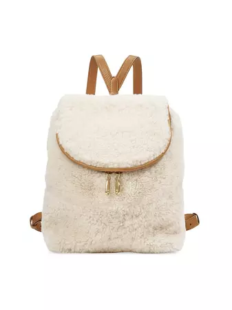 Shop Shinola The Mini Shearling Pocket Backpack | Saks Fifth Avenue