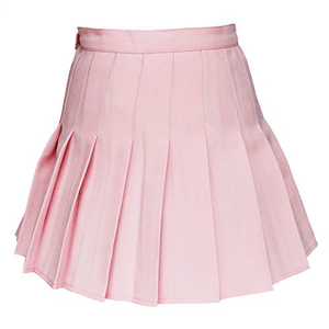 Pastel Pink Skirt School