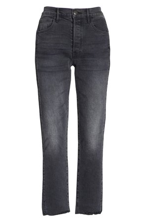 3x1 NYC W3 Cora Side Fray Crop Straight Leg Jeans (Jolee) | Nordstrom