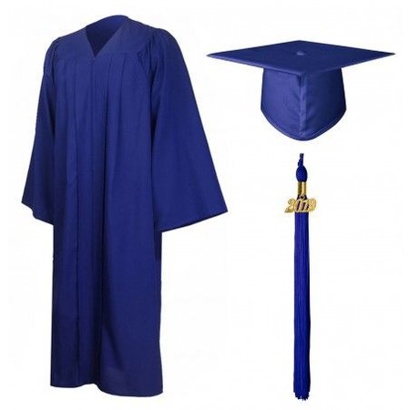 High School Premium Matte Graduation Cap, Gown & Tassel Package - 12 Colors Available | Graduation cap and gown, Graduation gown, Graduation cap