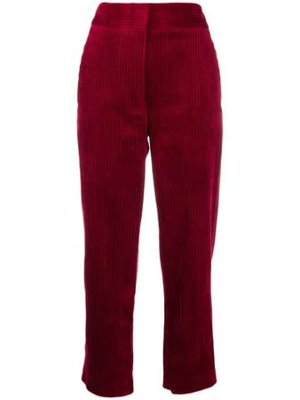 Red Vanessa Bruno corduroy trousers 9HVA39V04014 - Farfetch