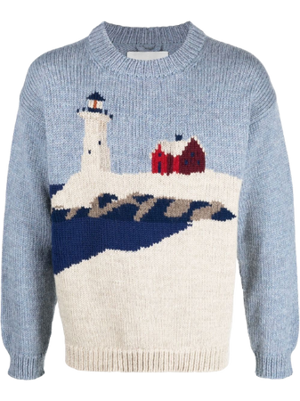 BODE Highland lighthouse wool jumper