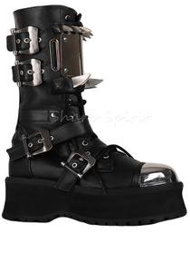 Cyborg Futuristic Cyber Military Combat Steampunk Mens Boots – SharpSpirit