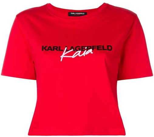 X Kaia Cropped T-Shirt