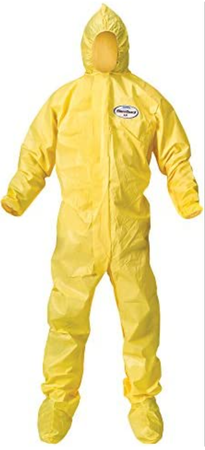 Yellow Hazmat suit