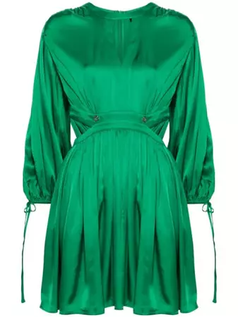 green dress