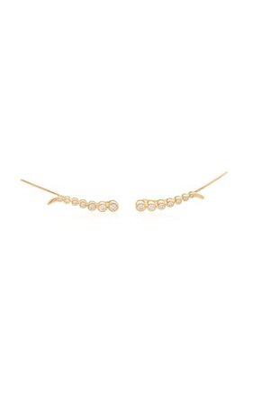 Astral 14k Gold Diamond Earrings