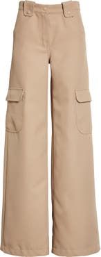 Courrèges Recycled Polyester Twill Cargo Pants | Nordstrom