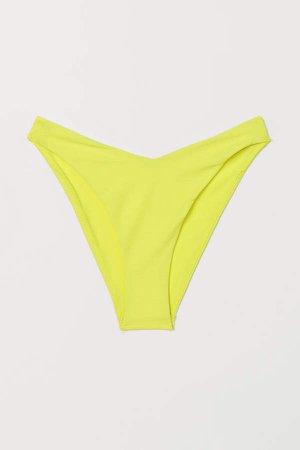 V-cut Bikini Bottoms - Yellow