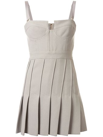 Dion Lee Column Pleated Mini Dress Ss20 | Farfetch.com