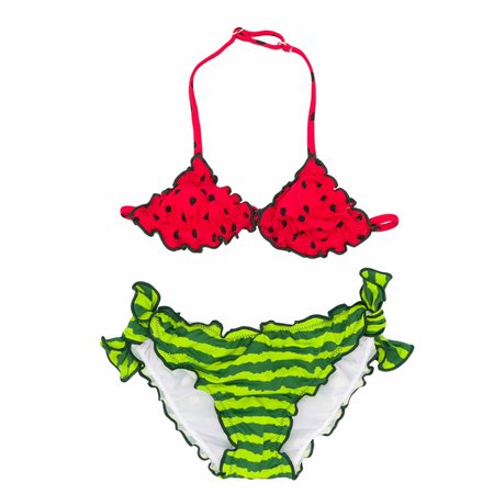 Watermelon Print Girls Bikini