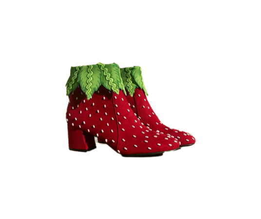 strawberry boots