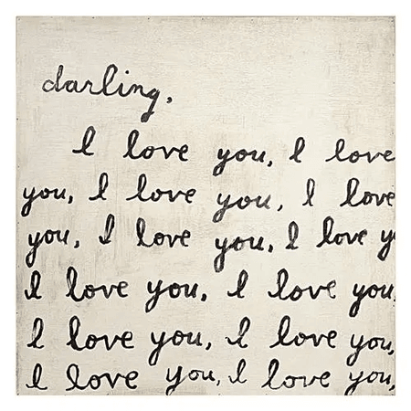 I love you darling