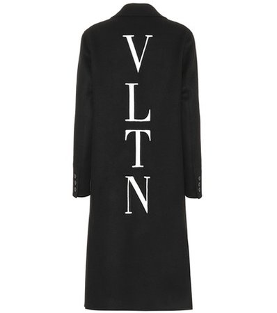 VLTN wool and cashmere coat