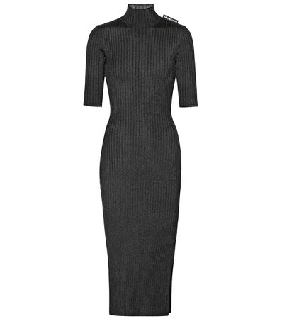 Ribbed-Knit Midi Dress - Balenciaga | Mytheresa